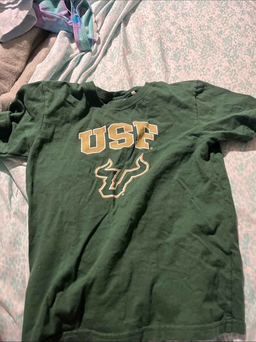USF Bulls Green Graphic Tee